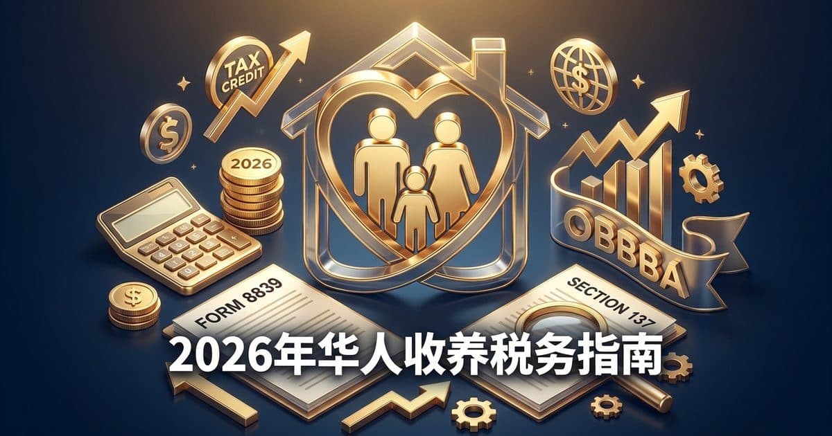 Adoption Tax Credit + 雇主Adoption Assistance:高净值华人家庭2026收养税务规划详解(含Form 8839与Section 137) — 美国高净财务指南博客封面图