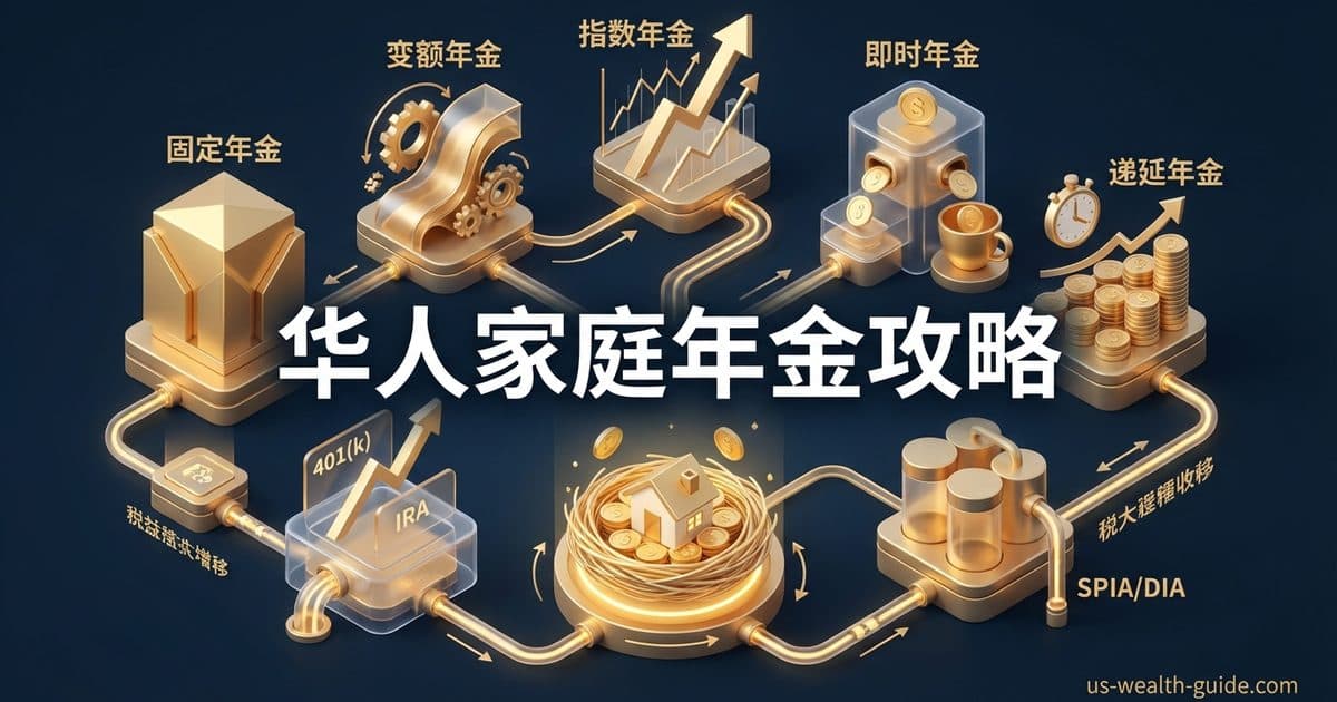 2026年美国年金完全指南 — 固定变额指数年金对比