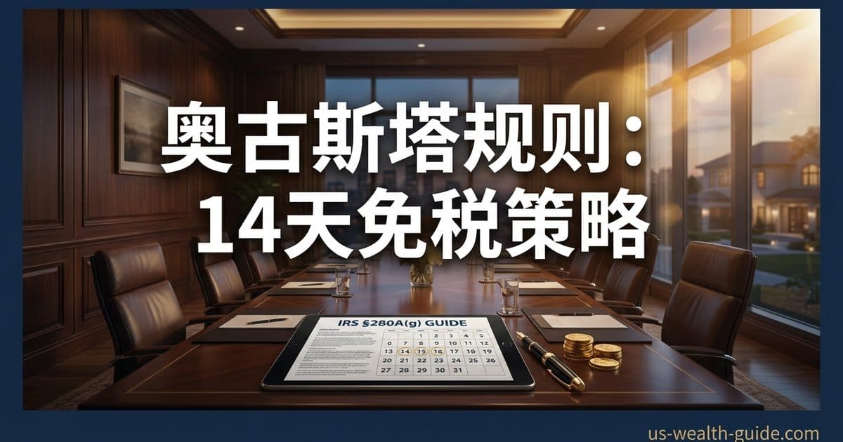 Augusta Rule详解:自住房出租给自己企业14天免税策略(2026年完整实操指南) — 美国高净财务指南博客封面图