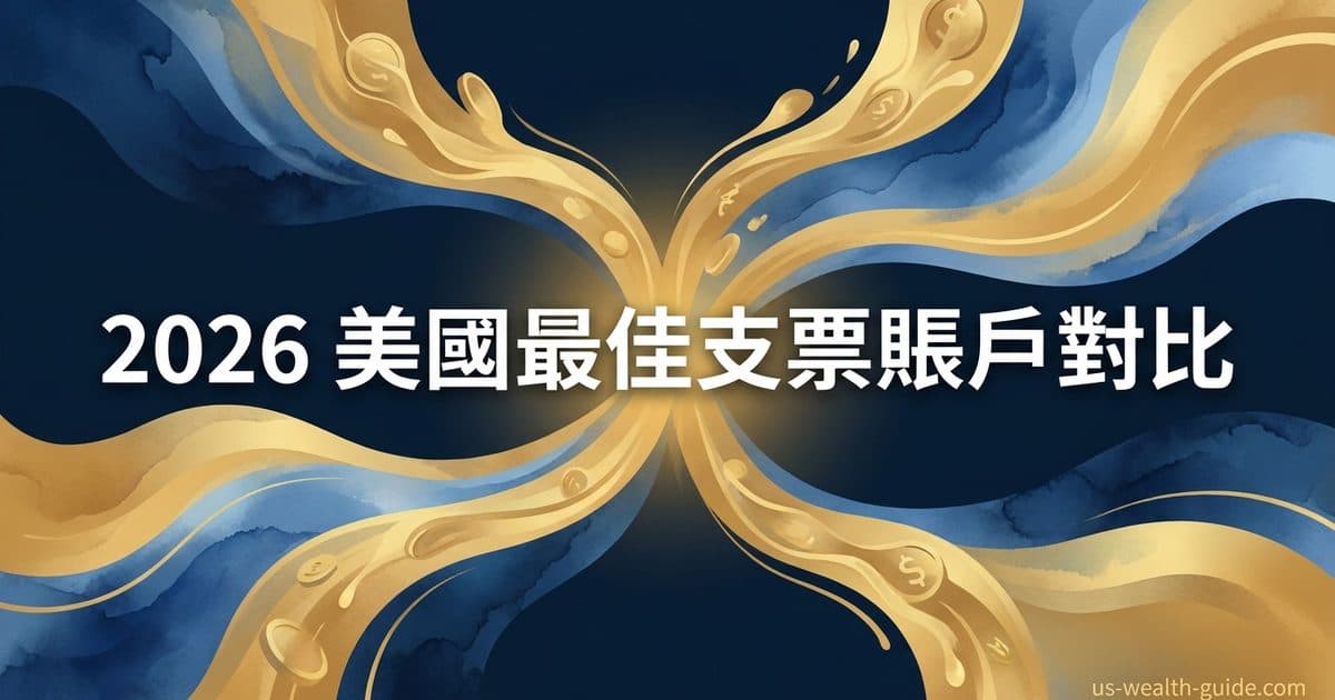 2026 最佳 Checking 支票账户对比 + 排名:SoFi vs Chase vs Ally vs Discover vs Capital One 360 — 美国高净财务指南博客封面图