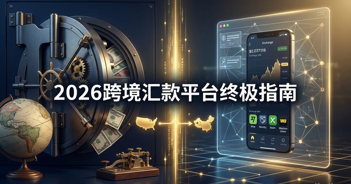 2026 最佳跨境汇款平台对比 + 排名:Wise vs Remitly vs Xoom vs Western Union — 美国高净财务指南博客封面图