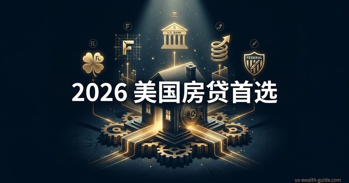 2026 最佳 HELOC / Home Equity 放款机构对比 + 排名:FourLeaf vs Figure vs U.S. Bank vs Spring EQ vs PenFed — 美国高净财务指南博客封面图
