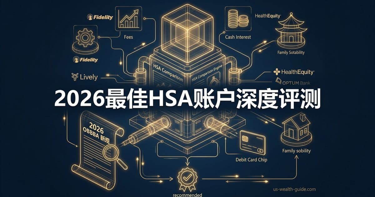 2026 最佳 HSA 账户对比 + 排名:健康储蓄账户终极指南 — 美国高净财务指南博客封面图