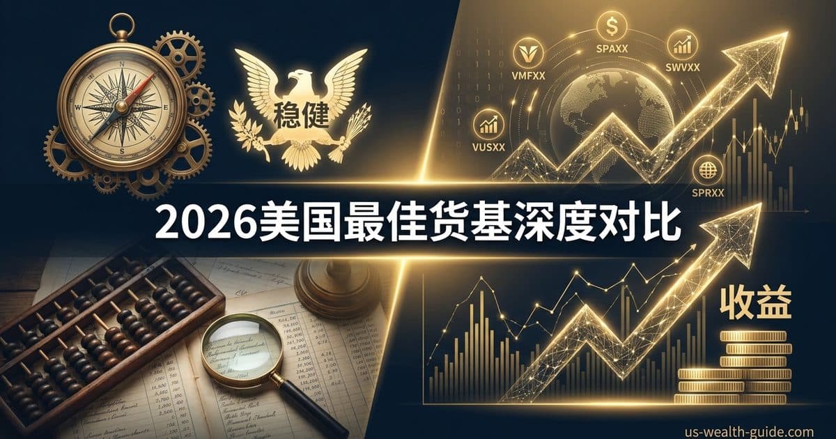 2026 最佳货币市场基金对比 + 排名:VMFXX vs SPAXX vs SWVXX vs VUSXX vs SPRXX — 美国高净财务指南博客封面图