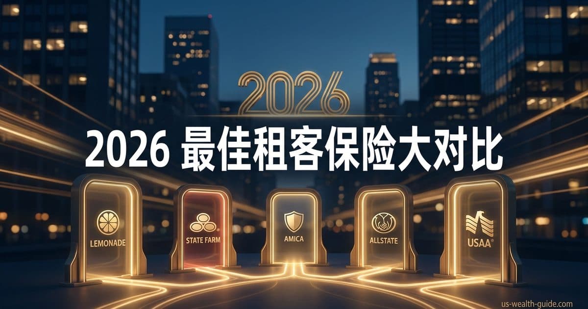 2026 最佳租客保险对比 + 排名:Lemonade vs State Farm vs Amica vs Allstate vs USAA — 美国高净财务指南博客封面图