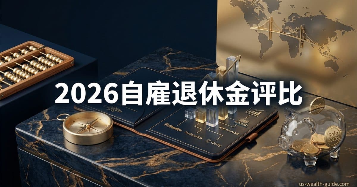 2026 最佳 Solo 401(k) 供应商对比 + 排名:自雇退休账户终极指南 — 美国高净财务指南博客封面图
