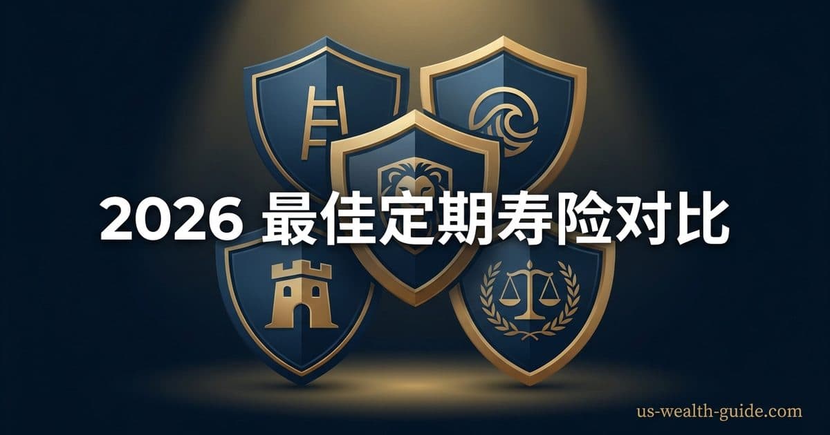 2026 最佳定期寿险公司对比 + 排名:Ethos vs Ladder vs Guardian vs Protective vs Legal & General — 美国高净财务指南博客封面图