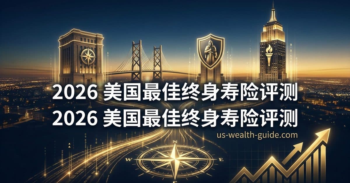 2026 最佳终身寿险公司对比 + 排名:Northwestern Mutual vs MassMutual vs Guardian vs New York Life — 美国高净财务指南博客封面图