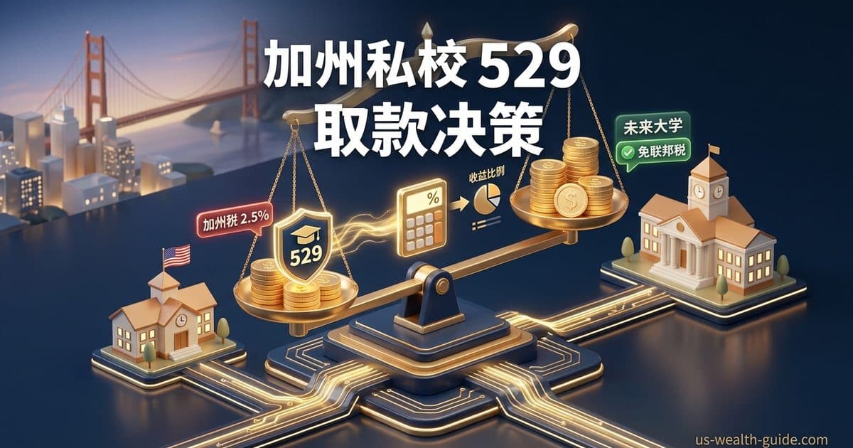 孩子在加州读私立学校,今年的学费要不要从529取? — 美国高净财务指南博客封面图