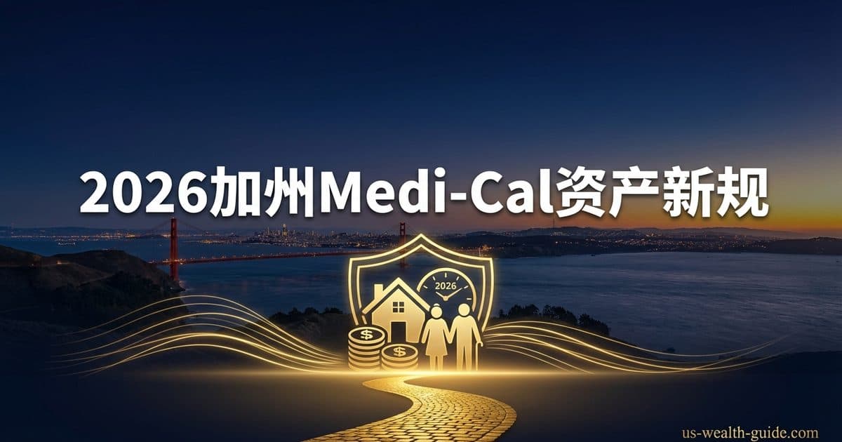 加州Medi-Cal资产审查2026年恢复:华人长者护理保障突变,$13万资产红线如何应对 — 美国高净财务指南博客封面图
