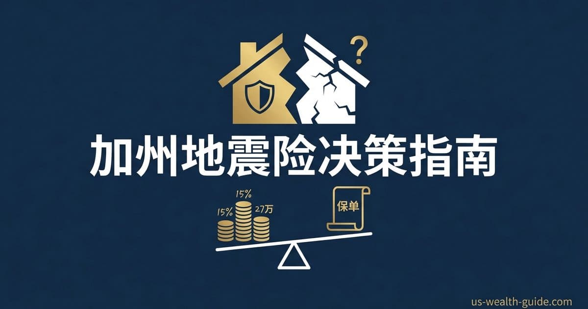 加州房屋险不含地震,要不要另买 CEA? — 美国高净财务指南博客封面图