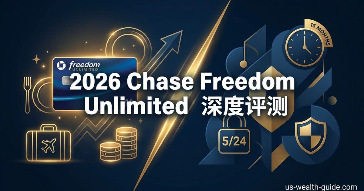 Chase Freedom Unlimited 完整深度评测 2026 + 是否值得用? — 美国高净财务指南博客封面图