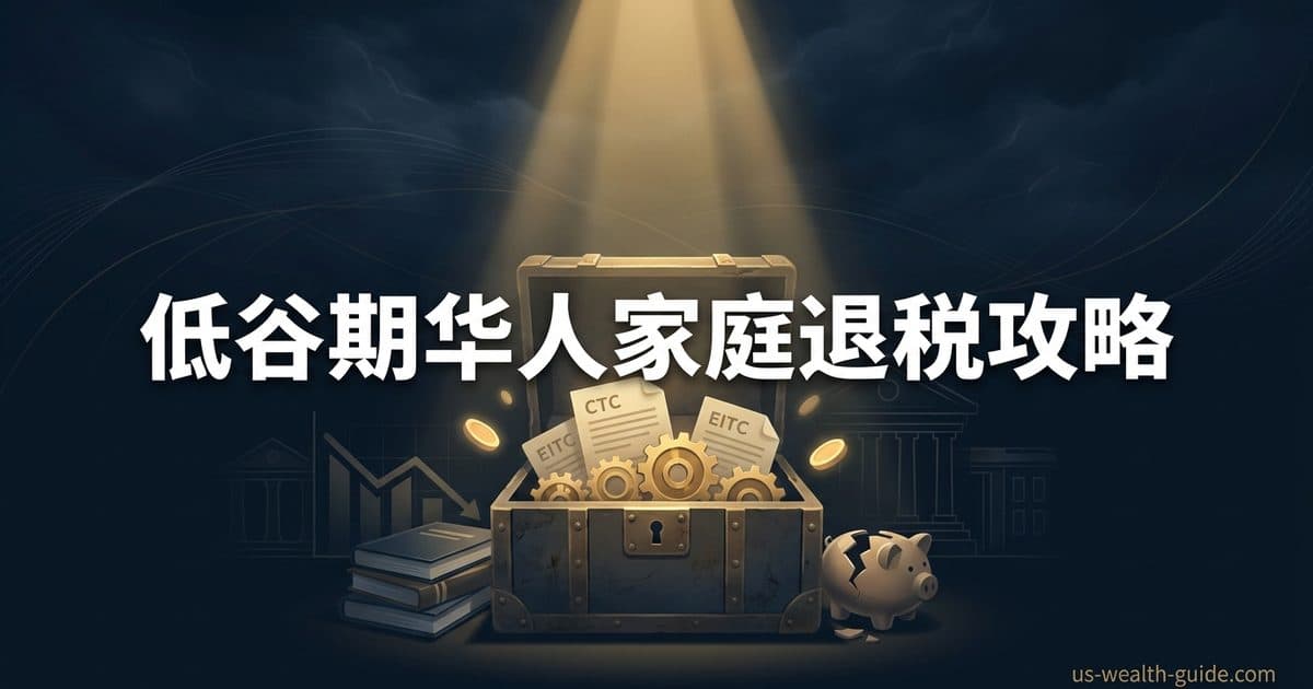 低收入年份的Child Tax Credit与EITC:高收入华人裁员/创业时的隐藏退税机会 — 美国高净财务指南博客封面图
