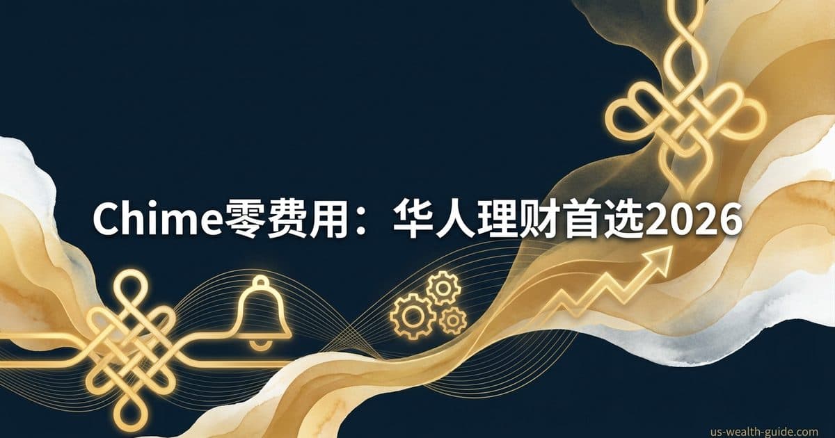 Chime 支票与储蓄账户深度评测 2026:零费用银行,适合哪些华人? — 美国高净财务指南博客封面图