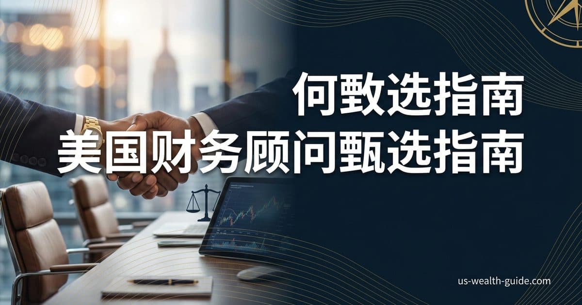 如何选择美国财务顾问?费用模式、受托责任与面试问题完全指南 — 美国高净财务指南博客封面图