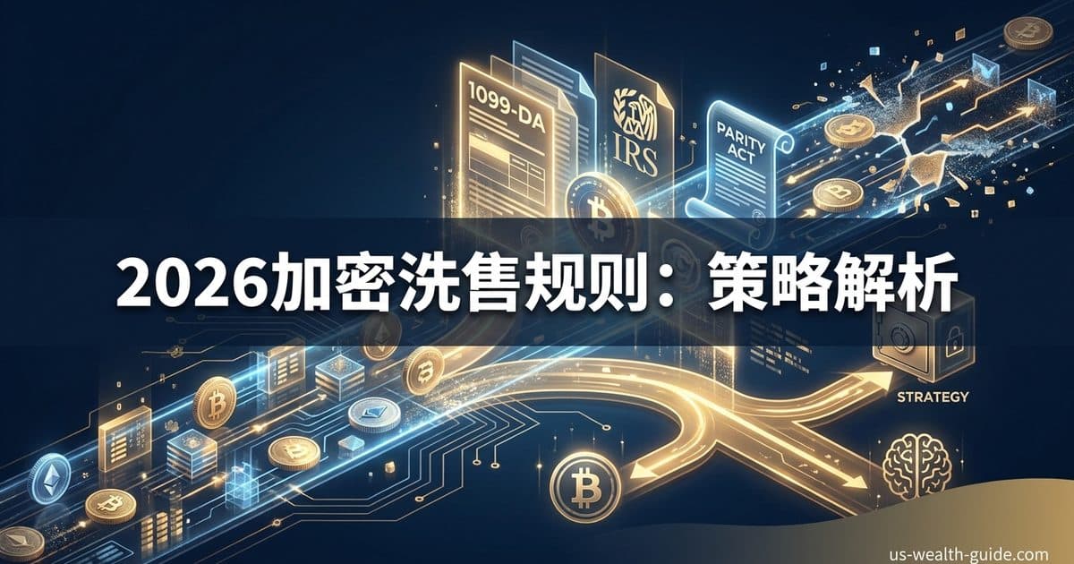 2026年加密货币Wash Sale Rule变革深度解析:IRS是否已将洗售规则扩展至加密货币?华人投资者策略调整指南 — 美国高净财务指南博客封面图