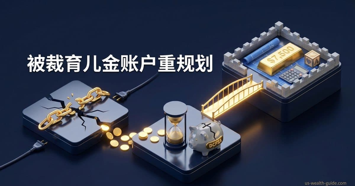 被裁后 Dependent Care FSA 与 Childcare 预算重建:$7,500 新限额下的止损与重规划 — 美国高净财务指南博客封面图