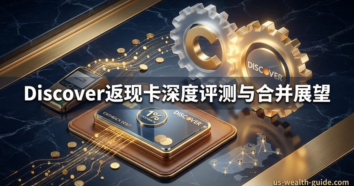 Discover Cashback Debit 支票账户深度评测 2026:1% 返现 + 零费用,Capital One 合并后有什么变化? — 美国高净财务指南博客封面图