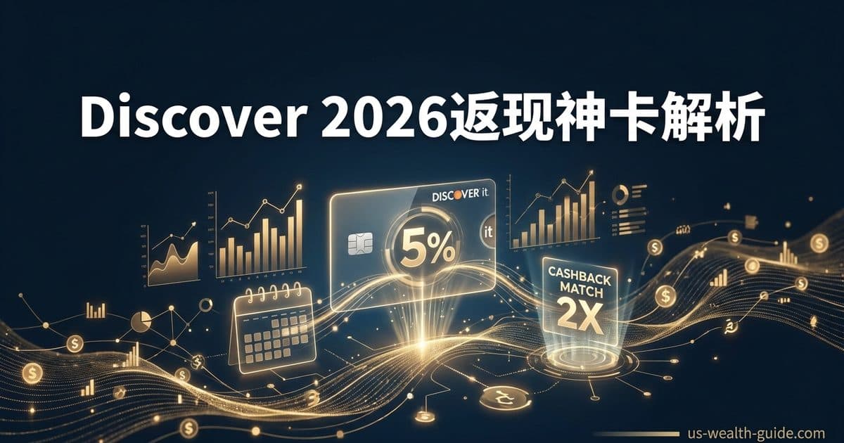Discover it Cash Back 信用卡深度评测 2026:5% 轮换返现 + 首年翻倍到底香不香? — 美国高净财务指南博客封面图