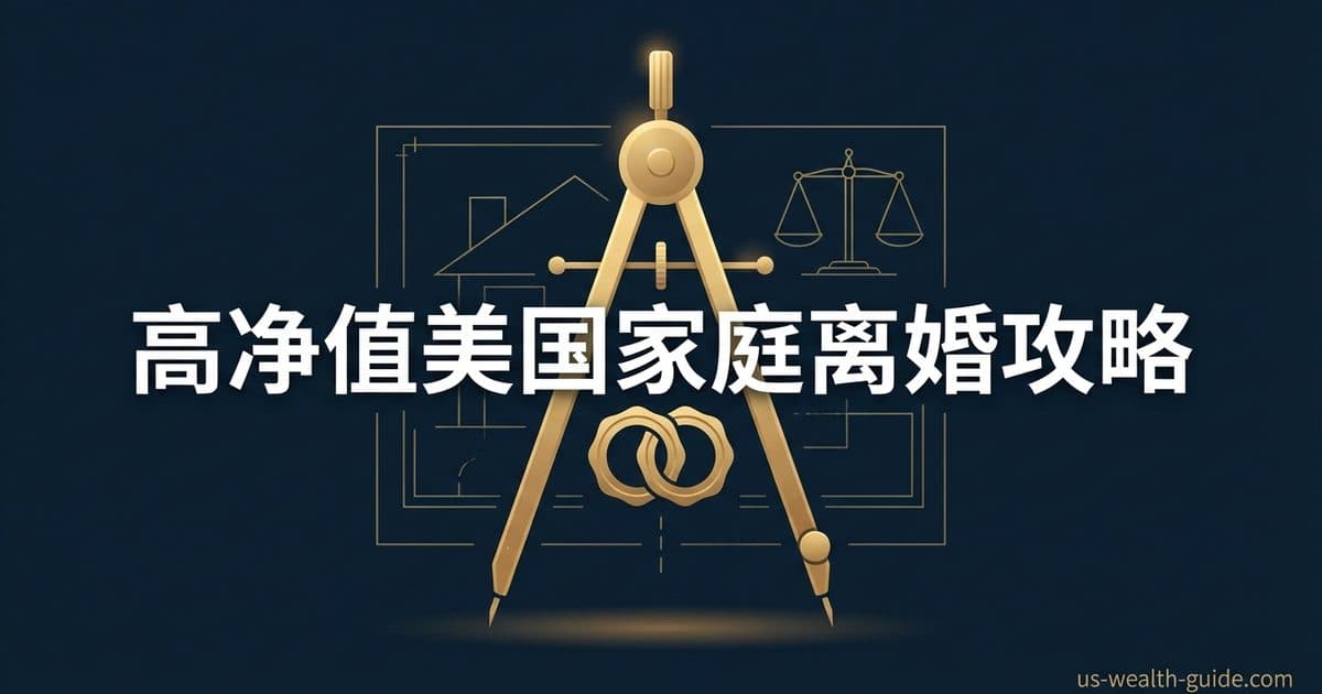 美国离婚财产分割与税务规划完全指南信息图