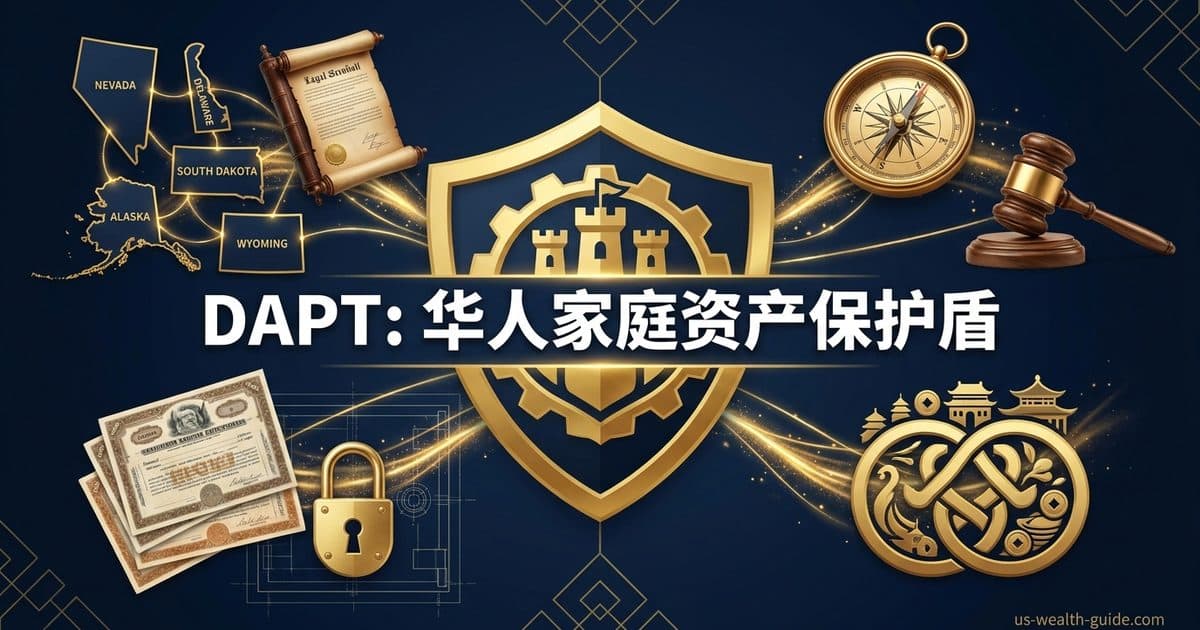 Domestic Asset Protection Trust(DAPT)详解:华人高净值家庭的资产保护工具 — 美国高净财务指南博客封面图