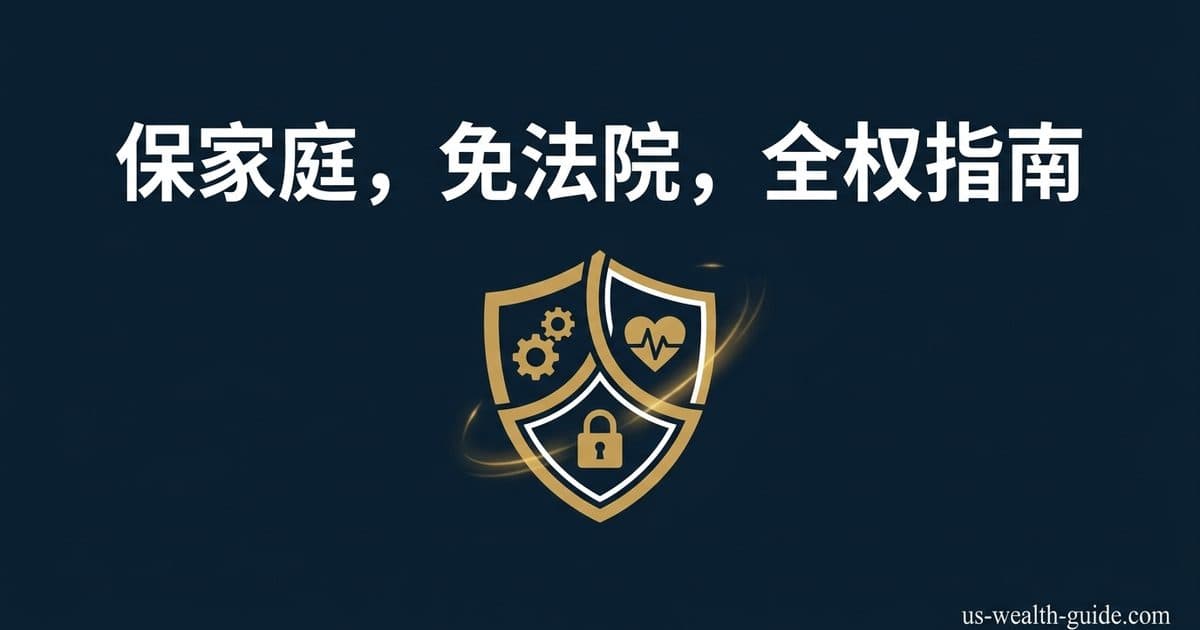 在美华人必备:持久授权委托书、医疗指示书与 HIPAA 授权完全指南 — 美国高净财务指南博客封面图