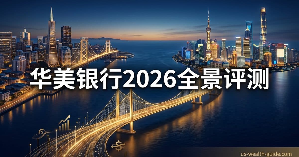 East West Bank 华美银行 2026 完整评测:中文服务 / 跨境银行 / Private Banking 与华人适用性 — 美国高净财务指南博客封面图