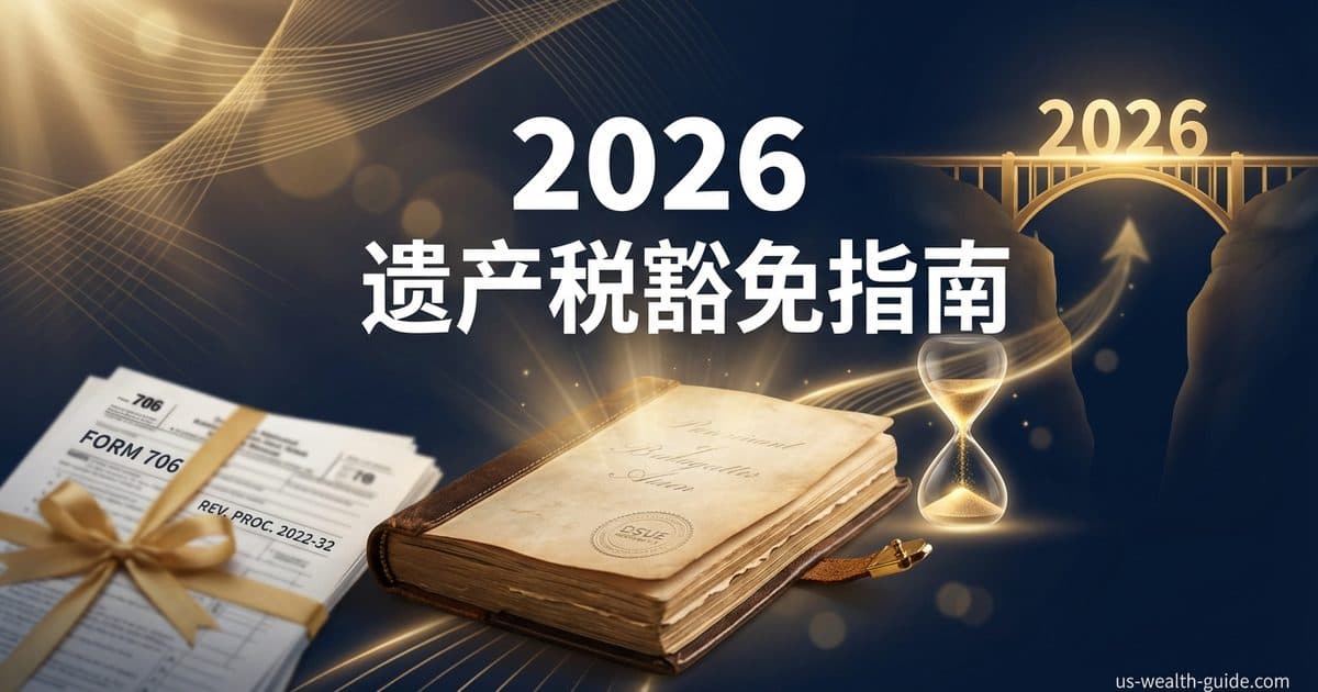 遗产税 Portability 便携式豁免 2026 完全指南:DSUE 机制、Form 706 申报与华人家庭避坑 — 美国高净财务指南博客封面图