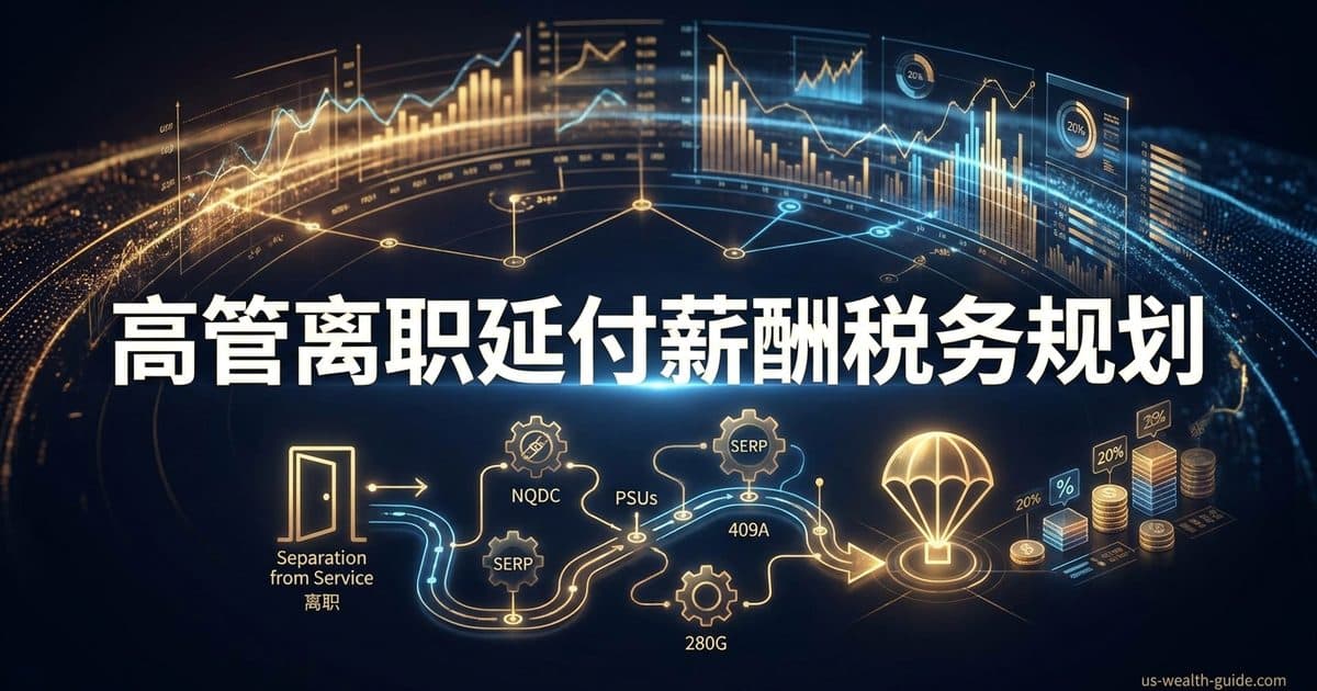 高管 / Director 被裁后的 Deferred Compensation / 409A:从 Separation from Service 到 280G 的全链路税务规划 — 美国高净财务指南博客封面图
