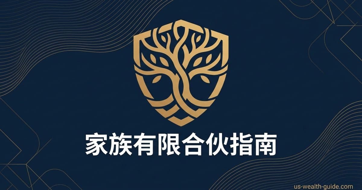 家族有限合伙 (FLP) 完整指南:估值折扣20-45%、资产保护机制、遗产税优化与华人家庭实操案例 — 美国高净财务指南博客封面图