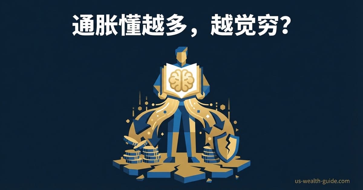 懂得越多,越觉得自己变穷了?8643人研究揭示:通胀知识与财务幸福感的反直觉关系 — 美国高净财务指南博客封面图