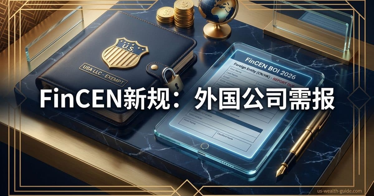 2026年FinCEN BOI申报最新规则:华人LLC/公司还需不需要报?谁仍须申报一次讲清 — 美国高净财务指南博客封面图