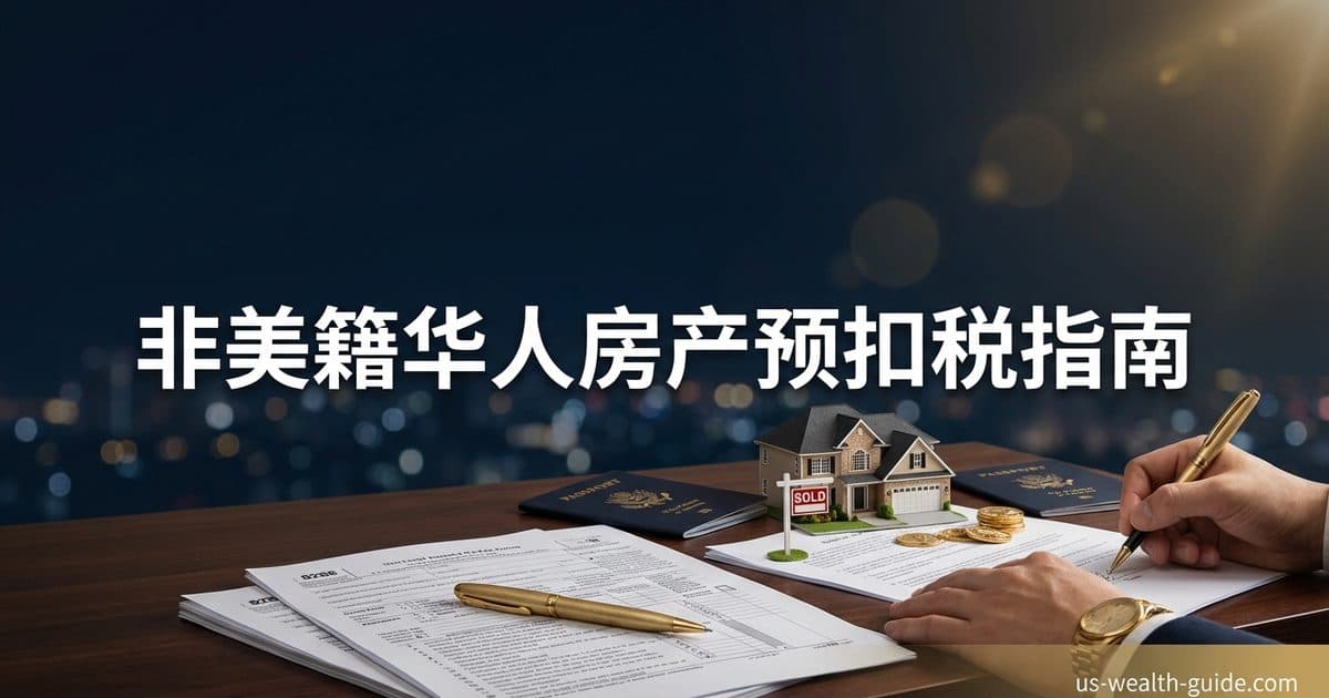 FIRPTA外国人房产预扣税指南:税率、豁免、申报流程