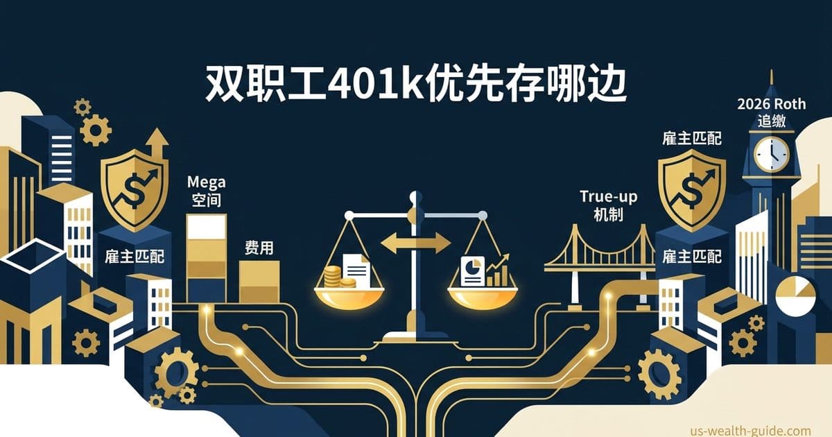 夫妻都有 401(k),下一笔钱先存哪一边? — 美国高净财务指南博客封面图