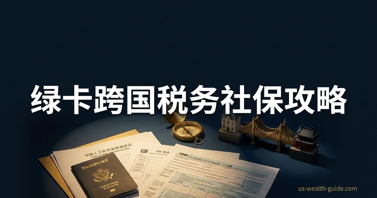 绿卡家庭回国工作一两年,税务和社保怎么安排? — 美国高净财务指南博客封面图