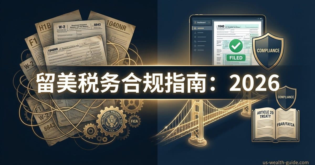 2026年H1B/F1签证报税指南 — 美国华人签证税务规划