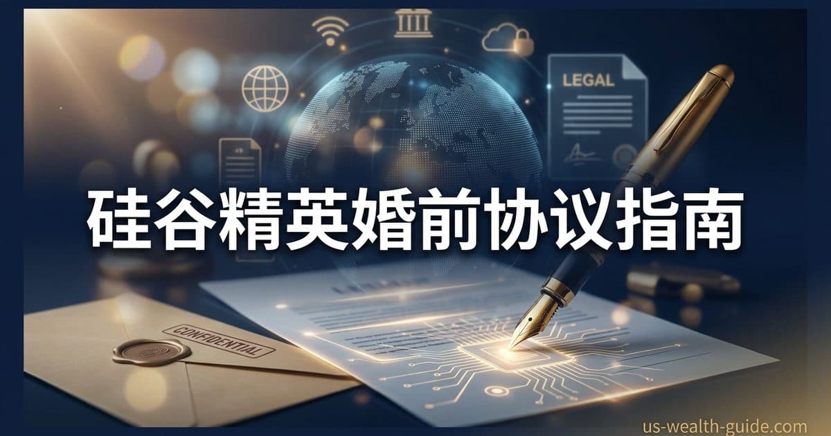 高净值华人家庭婚前协议指南:如何处理RSU、期权、公司股权与再赠与条款 — 美国高净财务指南博客封面图