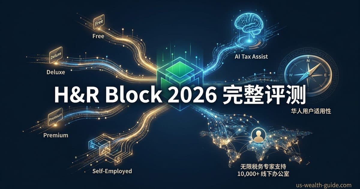 H&R Block 报税软件完整深度评测 2026 + 是否值得用? — 美国高净财务指南博客封面图