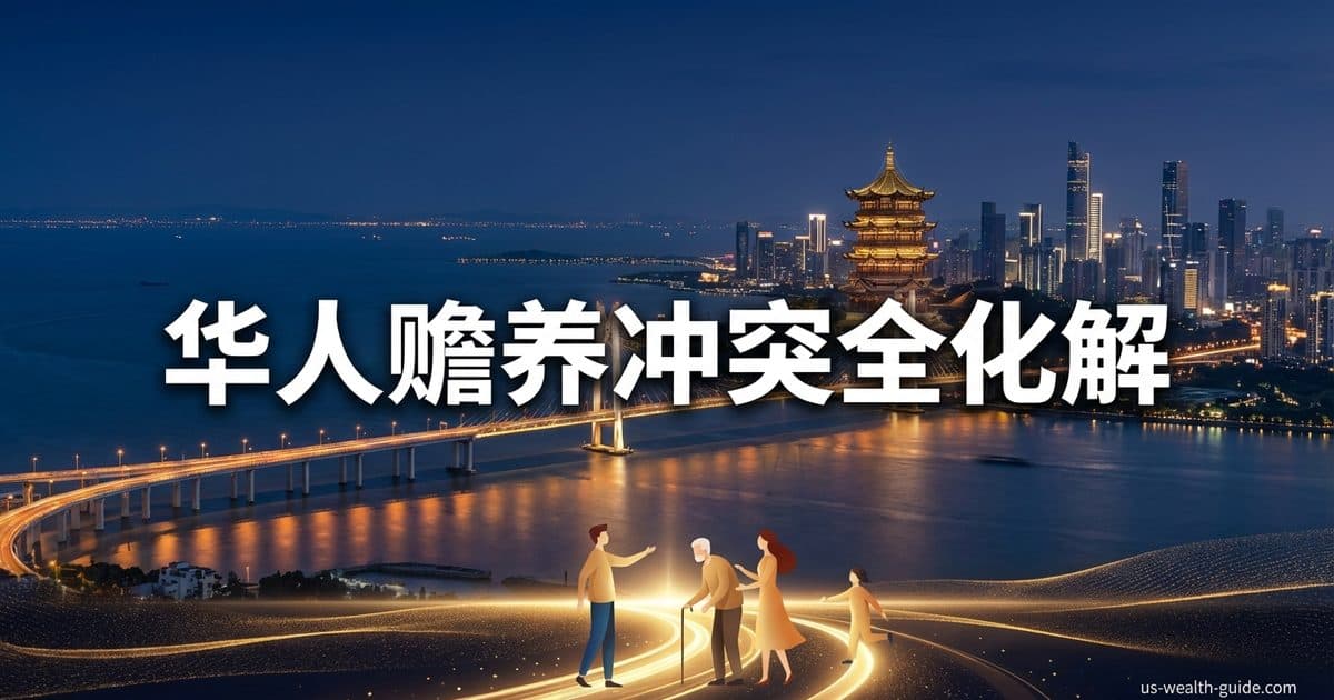 华人家庭赡养冲突化解指南:兄弟姐妹意见不合、父母要求超出能力、财务边界怎么划? — 美国高净财务指南博客封面图