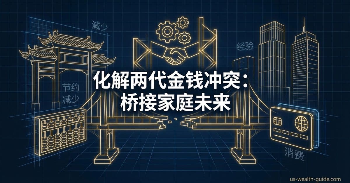 华人家庭金钱观念冲突化解指南:当移民父母的「节省」遇到ABC子女的「体验」 — 美国高净财务指南博客封面图