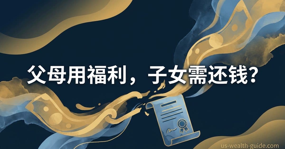 I-864经济担保人被追偿:父母用了政府福利,赞助子女要还钱吗? — 美国高净财务指南博客封面图