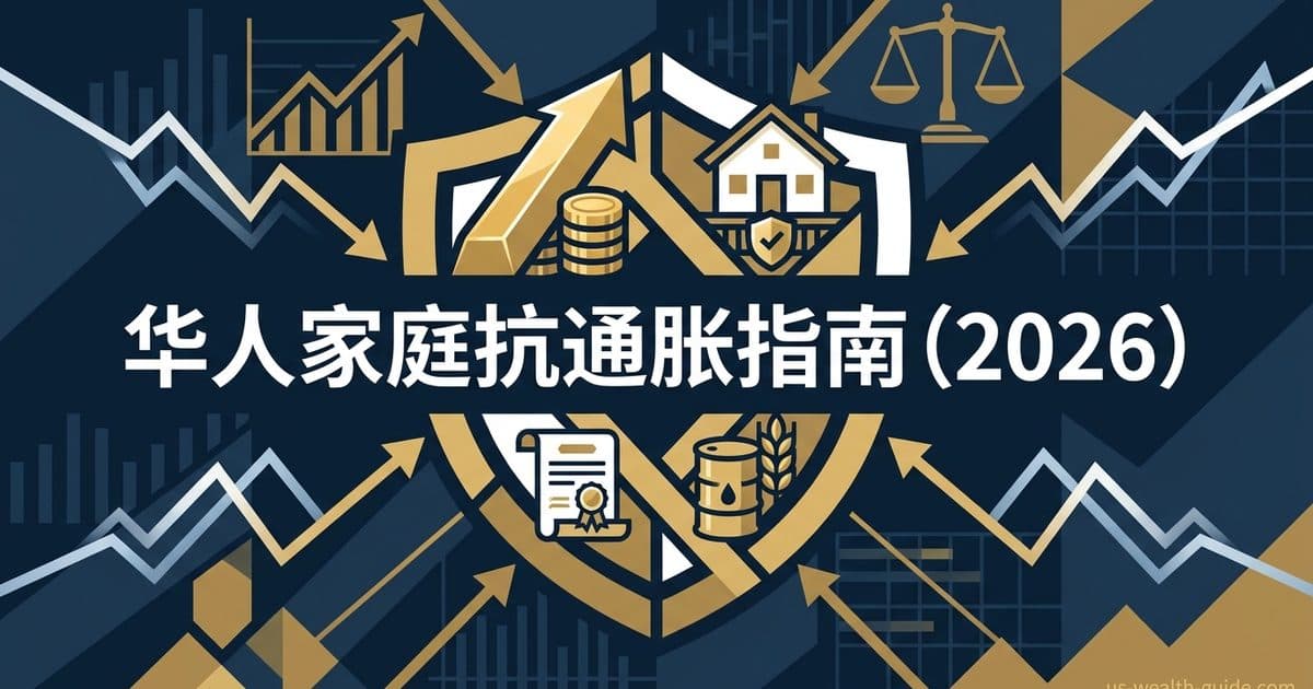 通胀对冲策略完全指南(2026):TIPS、I-Bond、房地产、黄金——华人家庭资产保卫战 — 美国高净财务指南博客封面图