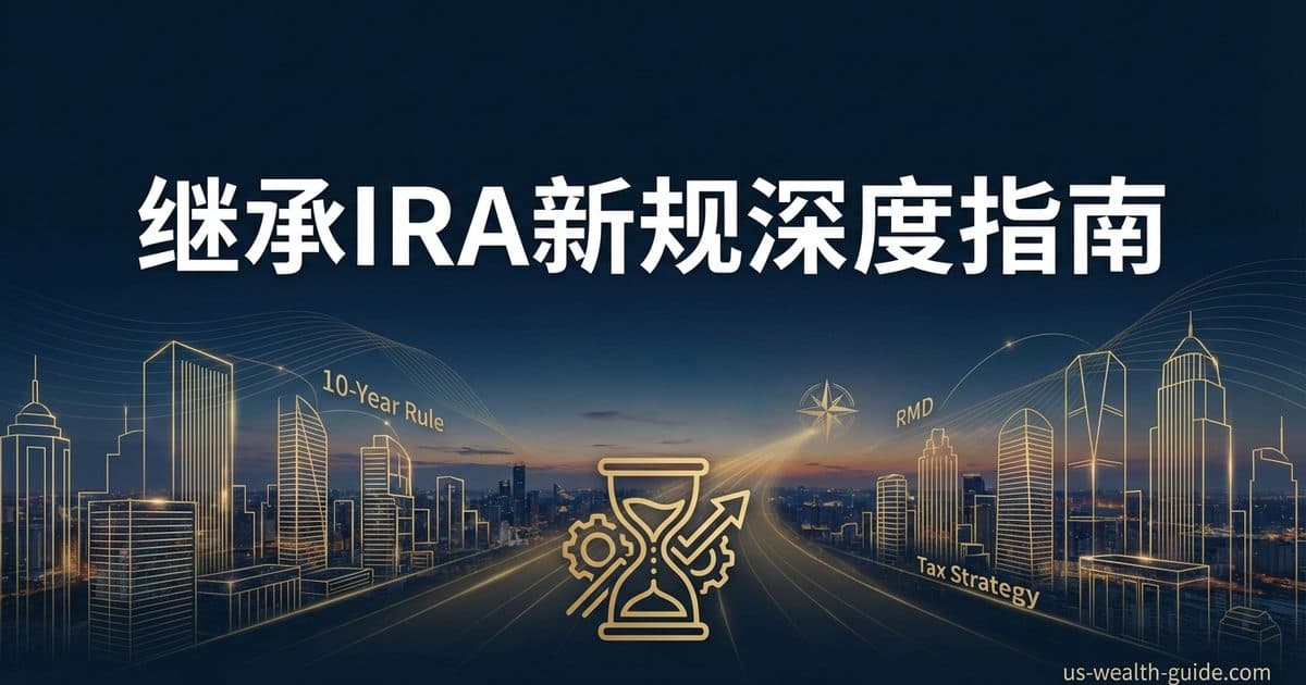 Inherited IRA 2026新规全解:10-Year Rule + RMD对非配偶继承人的税务冲击与实战策略 — 美国高净财务指南博客封面图
