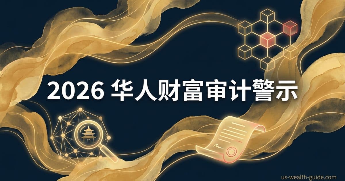 2026 IRS 审计触发因素与高风险信号:高收入华人家庭必须知道的 15 个红旗 — 美国高净财务指南博客封面图