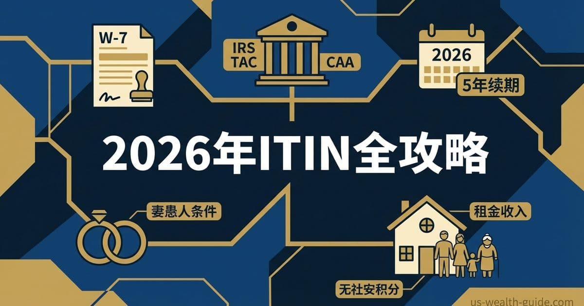 ITIN个人纳税识别号申请与报税完全指南信息图