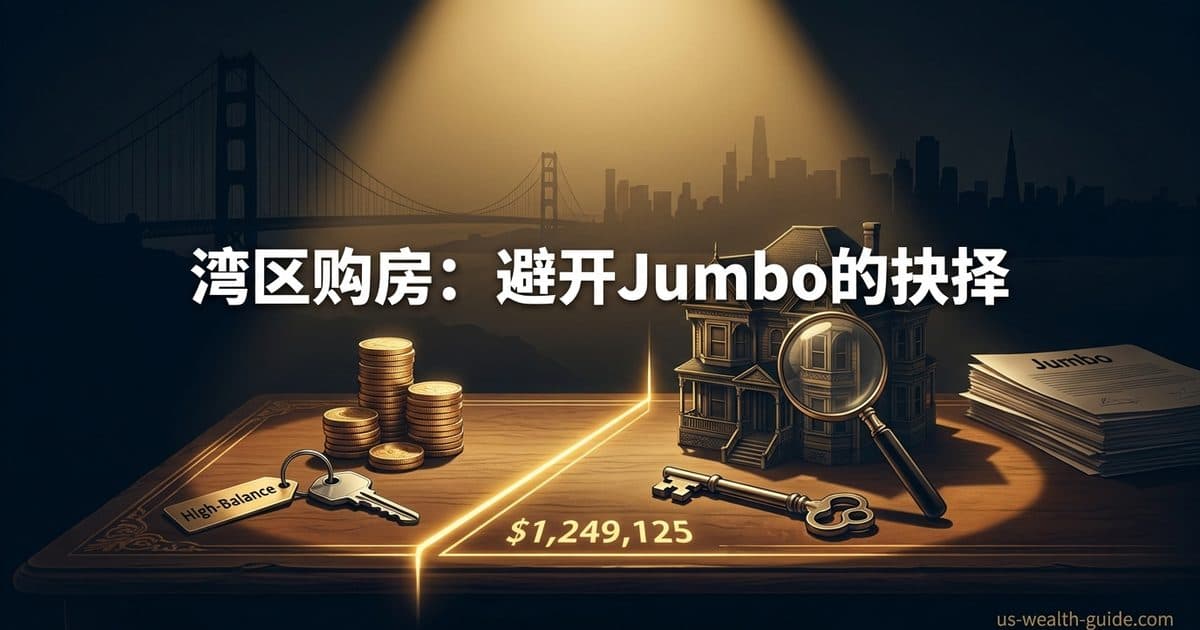 买湾区房子,要不要多付首付避开 jumbo? — 美国高净财务指南博客封面图