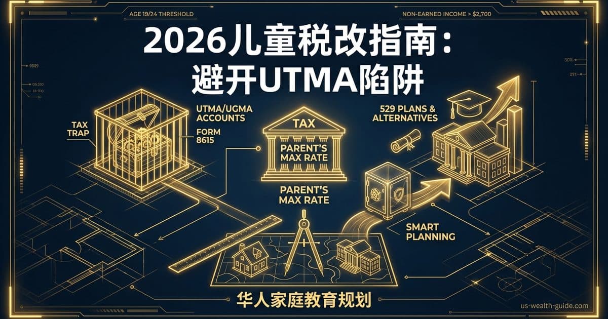 2026年Kiddie Tax儿童投资收入税 — 华人家庭教育规划指南