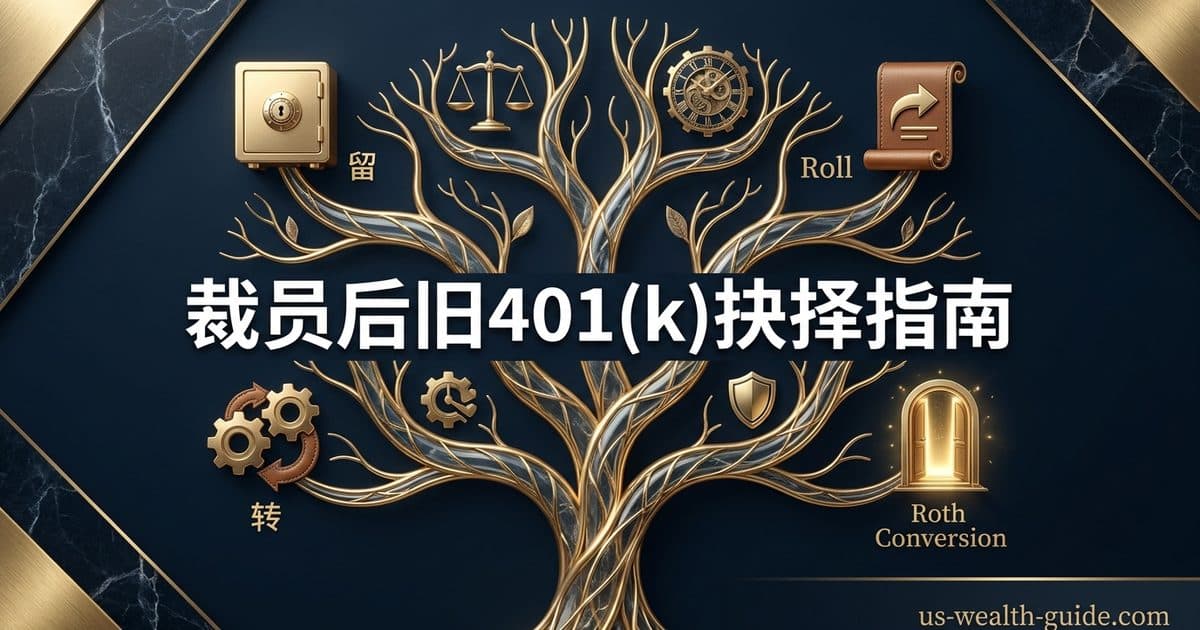 Layoff后Old 401(k) Decision Tree:留、转、Roll还是Roth Conversion? — 美国高净财务指南博客封面图