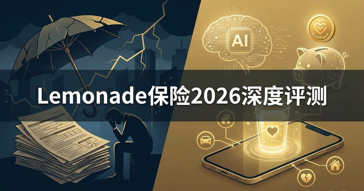 Lemonade 智能保险完整深度评测 2026 + 是否值得用? — 美国高净财务指南博客封面图