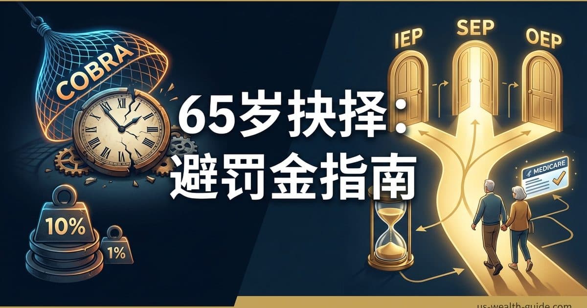 Medicare注册时间线与罚金规避:65岁前后的关键决策窗口 — 美国高净财务指南博客封面图